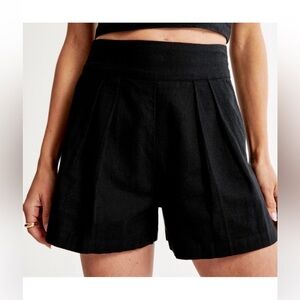 Abercrombie Ultra High Rise Linen Short